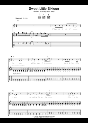 Play Official version of Rock and roll music sheet music by Play Official version of Rock and roll music sheet music by