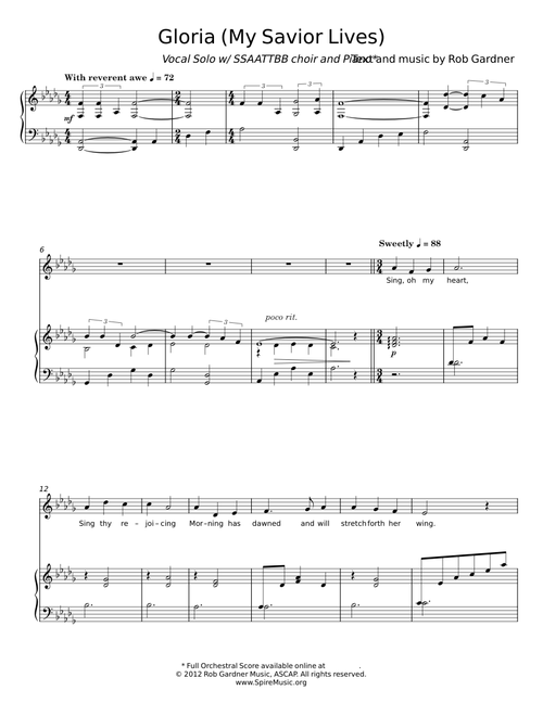 Gloria – Rob Gardner