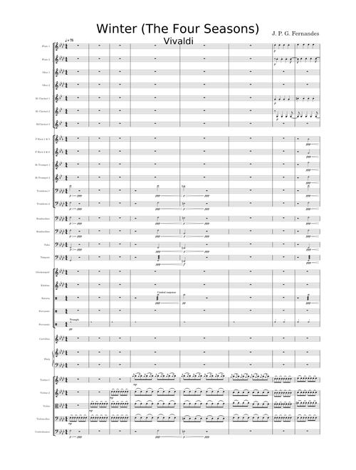 Winter(The Four Seasons) – Vivaldi - J.P.G Fernandes