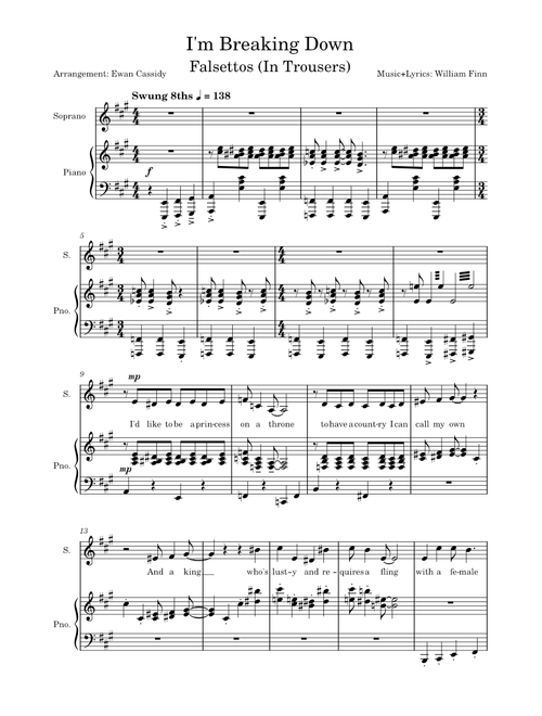 I'm Breaking Down - Falsettos