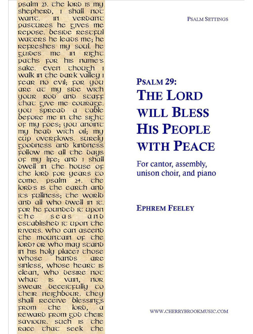 Psalm 29: The Lord will Bless his People with Peace - Ephrem Feeley (Choral, Mixed)