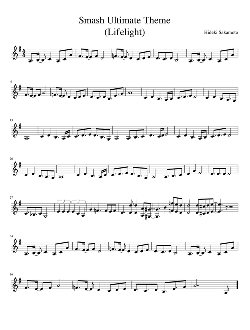 Smash Ultimate Theme (Lifelight)