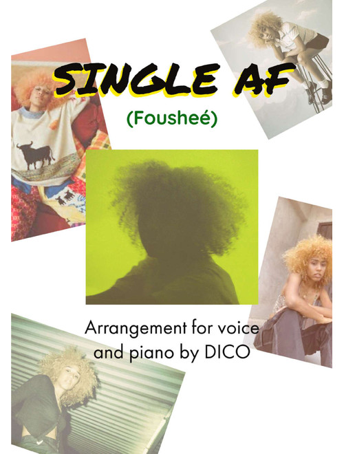 Single Af (Arr. Dico) - Foushee (Piano Vocal)