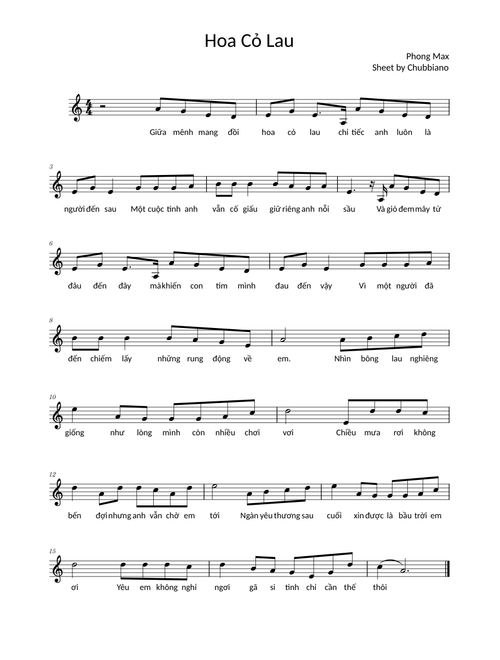 Hoa Cỏ Lau - Phong Max