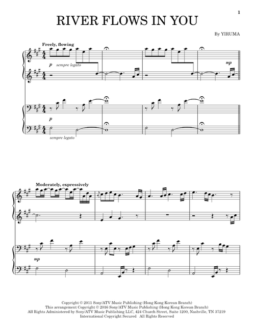 River Flows In You - Yiruma (Piano Duet)
