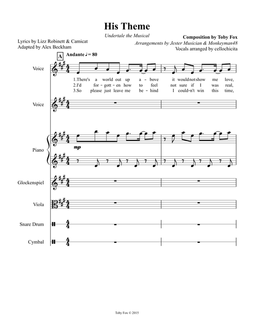 Undertale the Musical - His Theme