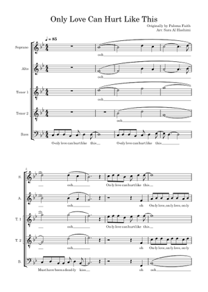 Play Official version of Only love can hurt like this Sheet Music by ...