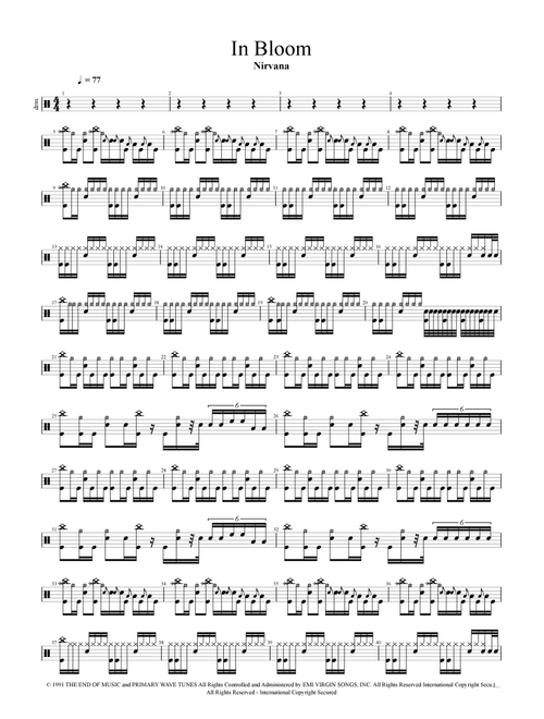In Bloom (Arr. Cyril Mayer) - Nirvana (Drums)