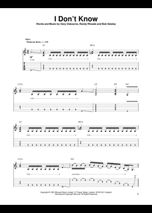 Ozzy Osbourne Band Score 楽譜 4冊セット スコア Ozzy Osbourne Band