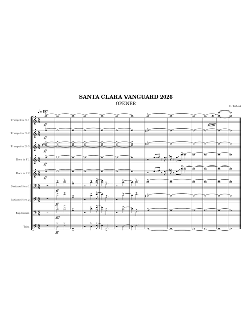 SANTA CLARA VANGUARD 2026 |OPENER|