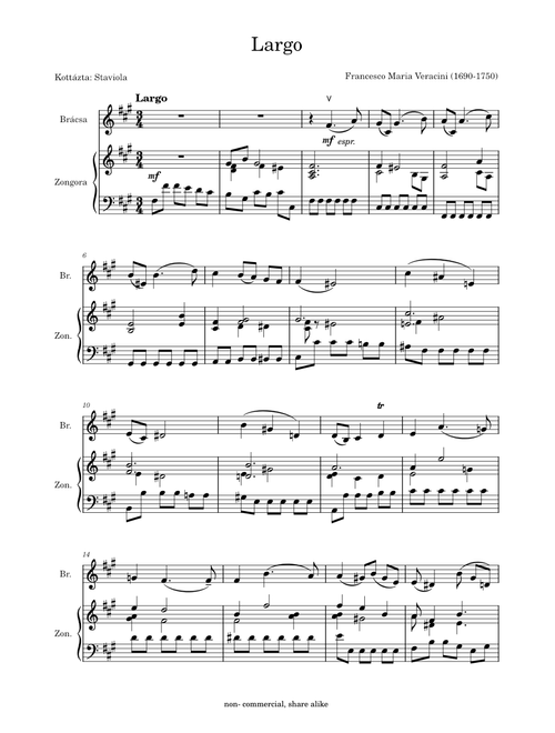 Largo-Francesco Maria Veracini