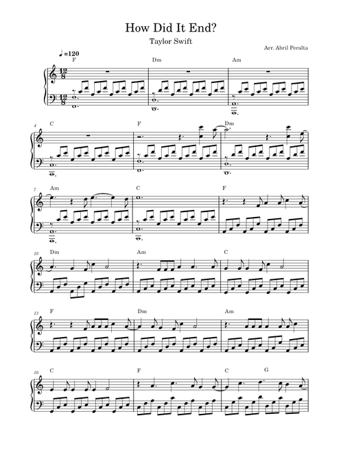 How Did It End? - Taylor Swift