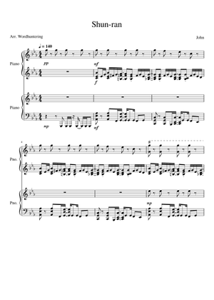 春嵐 (Shunran/Spring Storm)[swing ver.] – john feat. Hatsune Miku Sheet ...