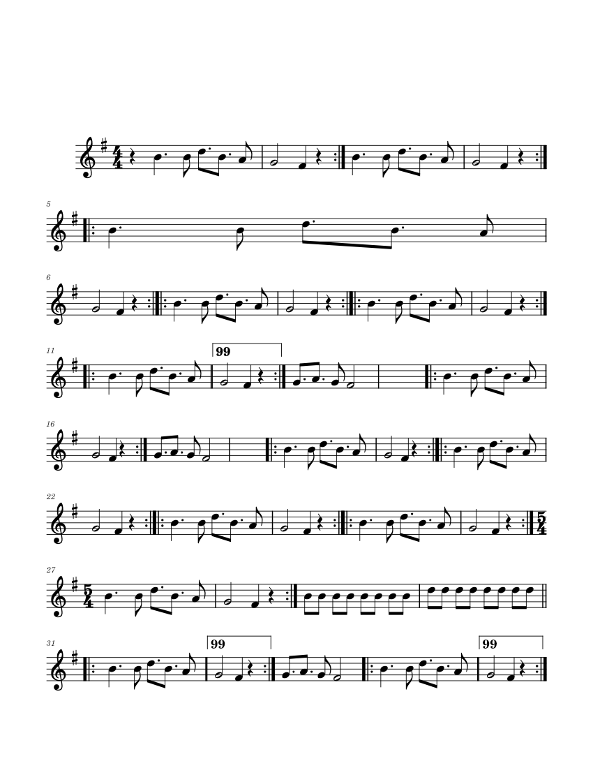 Seven nation army Alto Bari sax Sheet music for Vocals (Woodwind