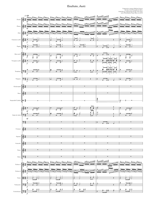 Exultate Justi – Michael Joncas (Orchestra and Choir)