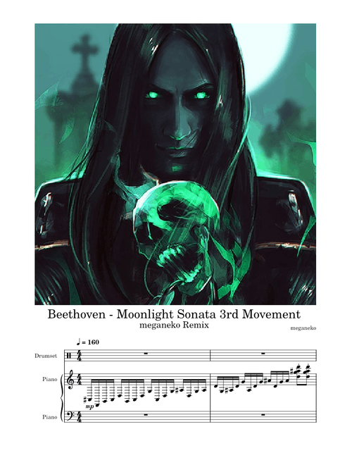 Beethoven - Moonlight Sonata 3rd Movement (meganeko remix) – meganeko
