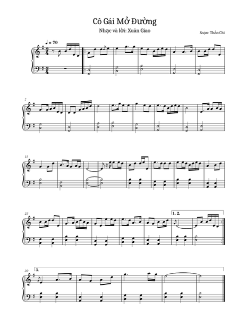 Cô Gái Mở Đường – Thảo Chi