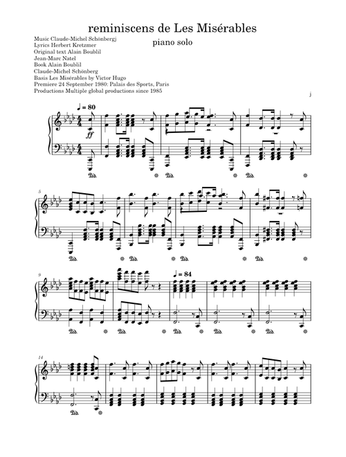 reminiscens de Les Misérables