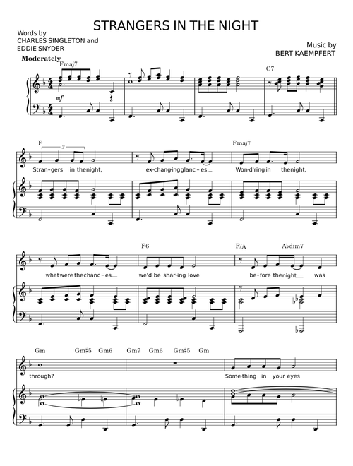 Strangers in the Night - Bert Kaempfert