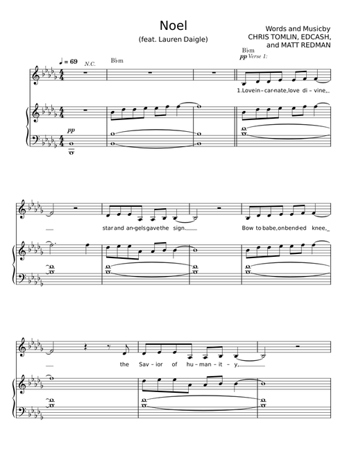 Noel - Chris Tomlin