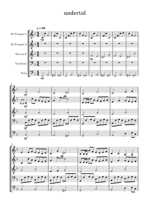 Undertale Medley Sheet Music for Piano, Guitar, Trumpet other (Mixed ...