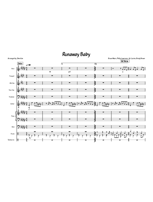 Runaway Baby – Bruno Mars (For Combo)