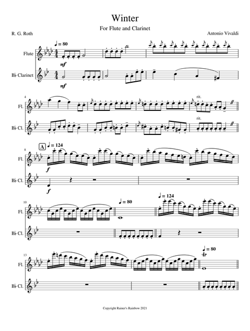 The Four Seasons - Winter – Antonio Vivaldi