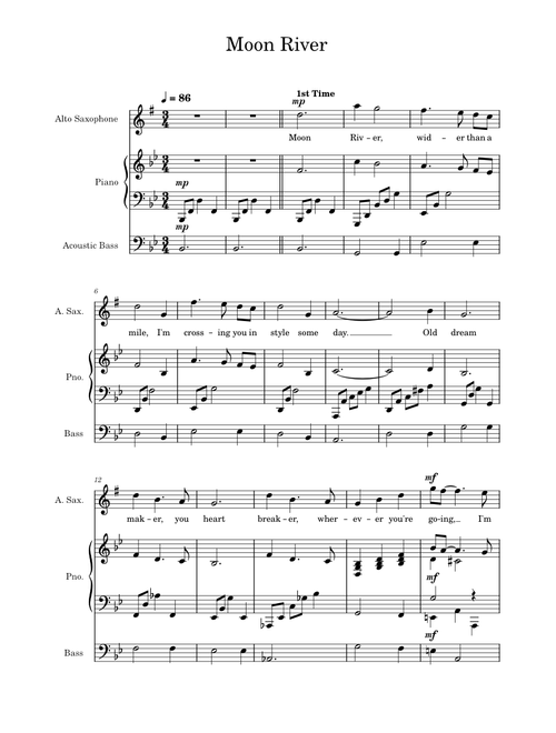 Moon River – Henry Mancini