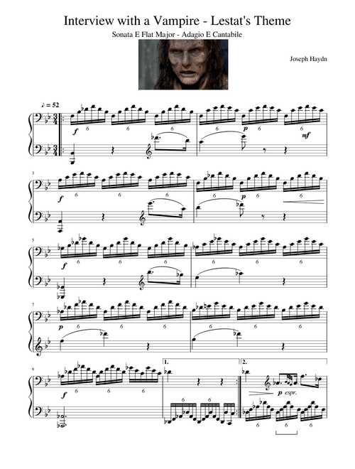 Interview with a Vampire - Lestat's Theme