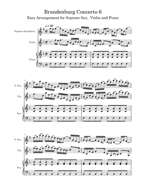 Brandenburg Concerto No.6 in B-flat major, BWV 1051 – Johann Sebastian Bach