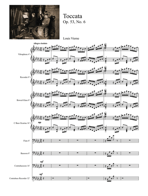 Toccata from Suite 2, Pieces de Fantasie - Louis Vierne
