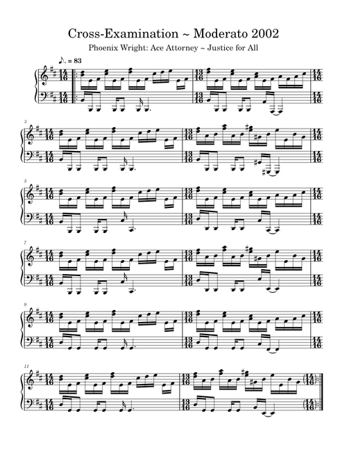 Cross-Examination ~ 2002 Moderato (piano)