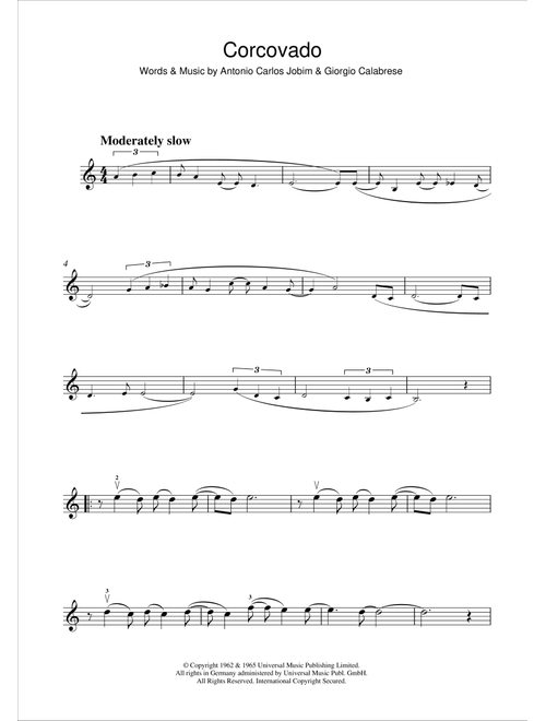 Corcovado (Quiet Nights Of Quiet Stars) - Antonio Carlos Jobim (Violin Solo)