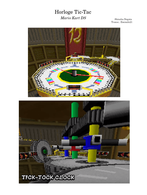 Horloge Tic-Tac | Tick Tock Clock - Mario Kart DS