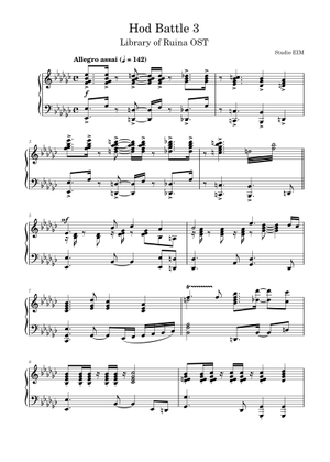 Library Of Ruina (Keter Battle 3) – StudioEIM Sheet Music for Vocals ...