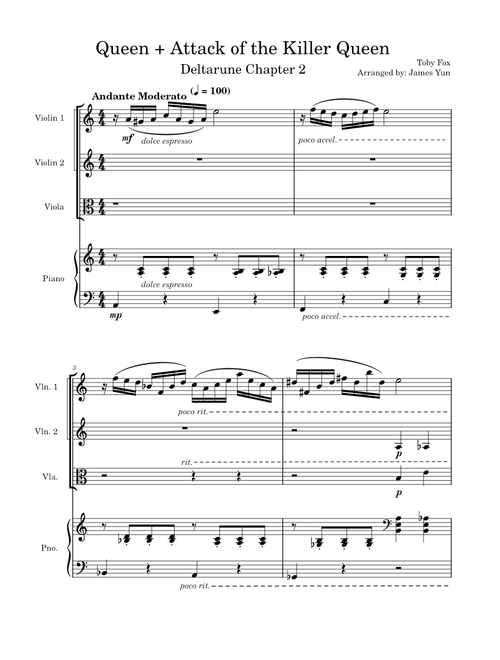 Deltarune Chapter 2 (Queen + Attack of the Killer Queen) by Toby Fox