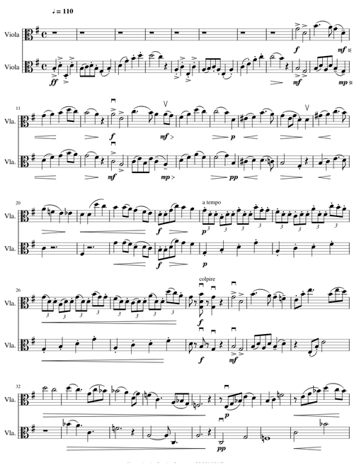 Concerto No. 5 1st Movement Duet