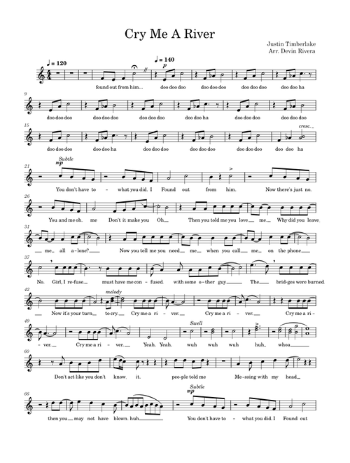Cry - Soprano