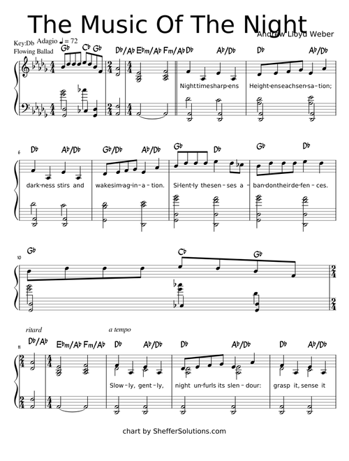 Music Of The Night (Db)