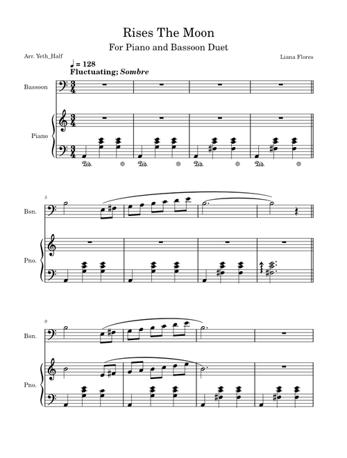 Rises the Moon – liana flores