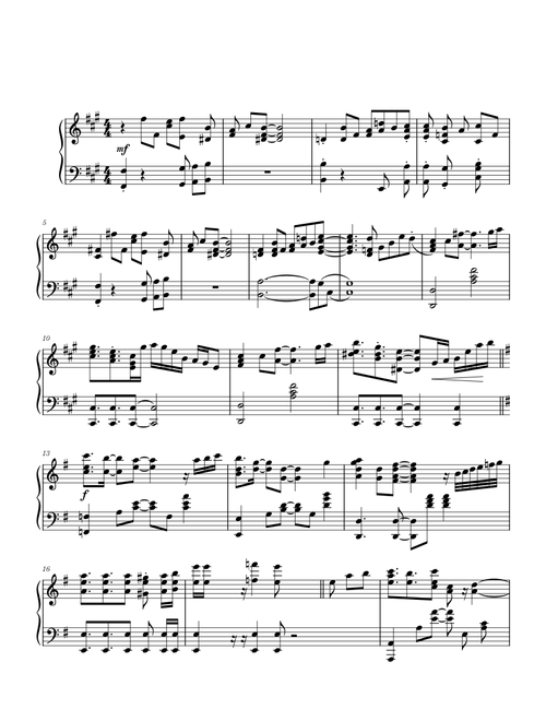 『Heizou Demo』Genshin Impact Piano | alexieplayz098 Sheet Music