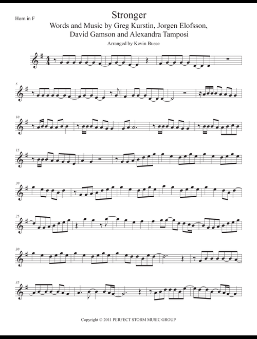 What Doesn't Kill You (Arr. Kevin Busse) - Kelly Clarkson (French Horn Solo)
