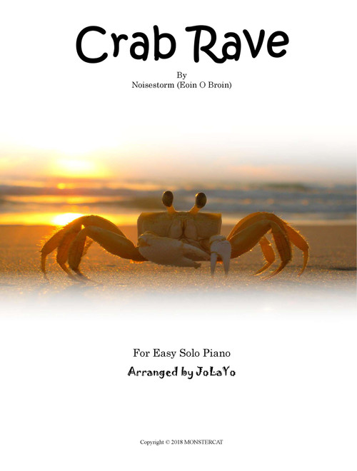 Crab Rave (Arr. JoLaYo) - Noisestorm (Easy Piano)