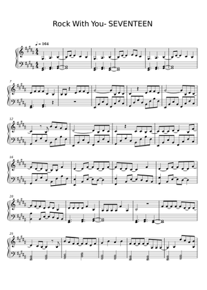 SEVENTEEN ピアノスコア 楽譜 セブチ seventeen piano score 楽譜