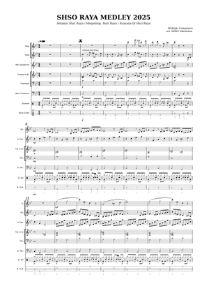 Hari Raya Sheet Music for Piano, Flute (Solo) | MuseScore.com
