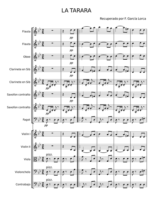 LA TARARA – F. García Lorca