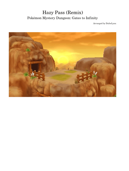 Hazy Pass (Remix) - Pokémon Mystery Dungeon: Gates to Infinity