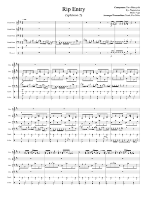 Splatoon 2 - Rip Entry (instrumental) Sheet Music and Tab for Piano ...