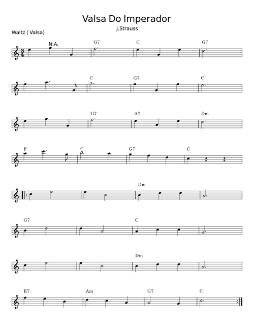 Valsa Do Imperador - J. Strauss