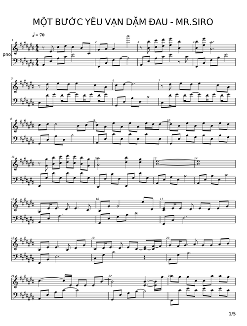 Một bước yêu vạn dặm đau - Mr Siro